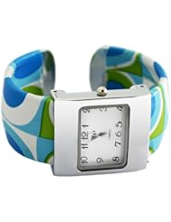 Mys Analog Quartz, Green-blue Bracelet Band, Lady Wrist Watch