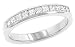 11 Channel Set Princess Cut Diamond Band .50cttw