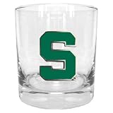 Michigan State Spartans 11 oz. Double Rocks Glass