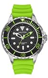 Nautica Watches Men's NMX650 Analogue Green Strap Watch