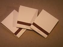 100 White Plain Matches Matchbooks Wedding, Anniversary, Birthday, Party