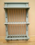 Shabby Chic Duck Egg Blue Kitchen Wall Plate Rack FREE DELIVERY