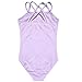Arshiner Kids Girl's Dance Slim Solid Camisole Leotard Size 5-6 Years