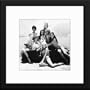 Some Girls Do Custom Framed And Matted B&W Photo (Richard Johnson Sydne Rome) Total Size: 20x20 Inches
