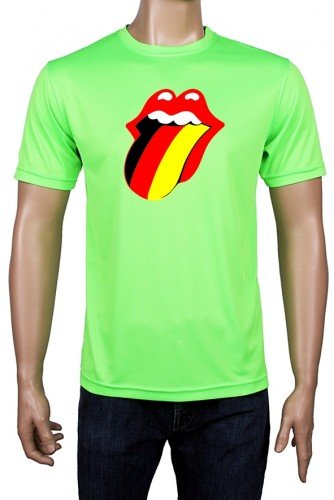 NEON Deutschland Z-Logo Lauf T-Shirt, neongreen Gr.XL
