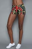 Crooks and Castles The Horsebit Ribbon Board Short in Black,Shorts for Women