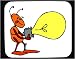 Decorated Mouse Pad with bug, insect, firefly, lightning