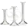 "Empire Sterling Plain Border Column Candlestick - 8-1/4"""