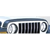 Rugged Ridge 11650.17 Black Diamond Plate Hood Stone Guard