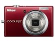 Nikon Coolpix S570 12MP Digital Camera with 5x Wide Angle Optical Vibration Reduction (VR) Zoom and 2.7-Inch LCD (Red)