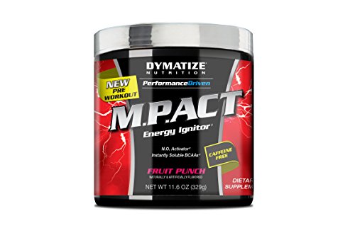 Dymatize Nutrition M.P.ACT Caffeine Free Servings, Fruit Punch, 30 Count