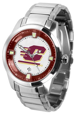 Central Michigan Chippewas Titan Steel Sports Watch Central Michigan Chippewas Titan Steel Sports Watch