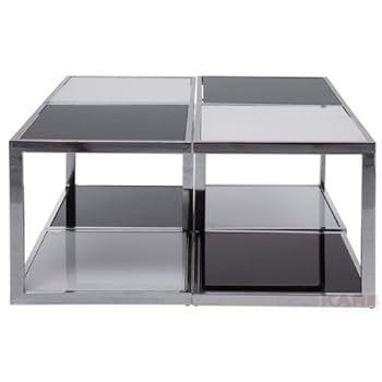 Kare design - Table basse black & white 4/set