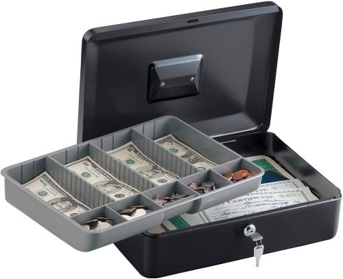 Sentry CB14 14 Inch Safebox, 14-3/16w x 10-1/32d x 4-1/2h, Black