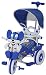 Amardeep and Co Baby Tricycle 86*64*33 cms 1-3 yrs W/Shade and Parental Control (Blue) - Blue1522MC RS.2114.00