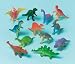 Prehistoric Dinosaurs (pack of 12)_s-1