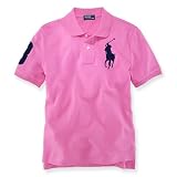 RALPH LAUREN/ポロ・ラルフローレン Boys Big Pony Polo ボーイズ  ビックポニー ポロシャツ ( 323-118449 ) (BOY'S M(日本サイズS相当), Maui Pink)