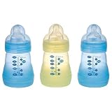 Sassy Baby's Mam 5 oz. Boy 3 pack Bottle by Sassy