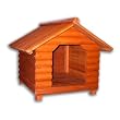 Large Log Cabin Doghouse