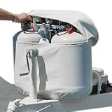 Adco RV Propane Gas Cylinder Tank Cover Double 20 Lb Polar White
