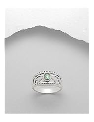 Shell Ring In 92.5 Sterling Silver