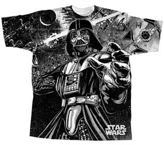  Star Wars Lord Darth Vader Mens Lightweight T-shirt Tee