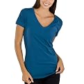 Mossimo Supply Co. Juniors V-Neck Knit Tee - Deep Teal
