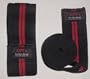 APT Blood Stripe Knee Wraps 2m with velcro