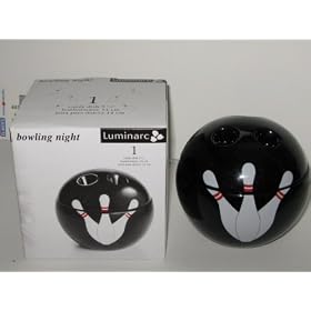 Luminarc Bowling Night Bowling Ball Candy Jar