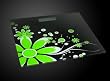 Ultra Thin Digital Bathroom Body Weight Scale-440Lb Black Tempered Glass