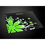 Ultra Thin Digital Bathroom Body Weight Scale-440Lb Black Tempered Glass