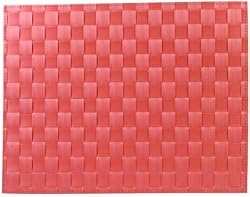 Pacific Merchants Saleen Rectangle Placemats-Ruby Red