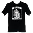 Simpsons Homer Better Living Through Television Mens T-Shirt