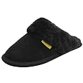 Women's Brumby Suede and Sheepskin Slipper - Black