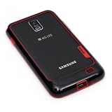 Walnutt Galaxy S2 LTE ケース Bumper , Black Red 【 ウォルナット ギャラクシー S2 LTE ケース バンパー , ブラックレッド】