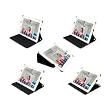 LEICKE Manna - Custodia per Apple iPad 4 Retina Display e iPad 3 ultra sottile in Eco Pelle - Colore Nerodi LEICKE Manna