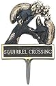 Squirrel Crossing Path Sign