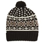 Women's Downhill Border Snowflake Knit Hat
