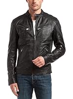 Best Mountain Cazadora Piel Melvin (Negro)