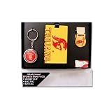 USC Trojans Spinning Keychain,Luggage ID Tag and a Brass Money Clip ~ aminco