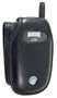 Dura-Case�Black Leather Case for Motorola I710, I730
