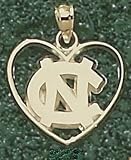 Anderson Jewelry North Carolina Tar Heels Heart Gold Charm