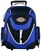 17 inch Blue Urban Sport Rolling Wheeled Child School Book Bag Backpack Daypack