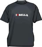 I Heart (Love) Bella Men's Tee Shirt in 12 colors Small thru 6XL