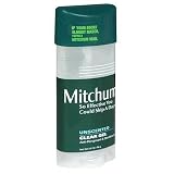 Mitchum Anti-Perspirant & Deodorant, Clear Gel, Unscented, 3.4 oz (96 g) (Pack of 4)