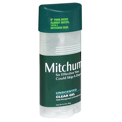 Childrens Toyshop  Health & Personal Care : Mitchum Anti-Perspirant & Deodorant, Clear Gel, Unscented, 3.4 oz (96 g) (Pack of 4)