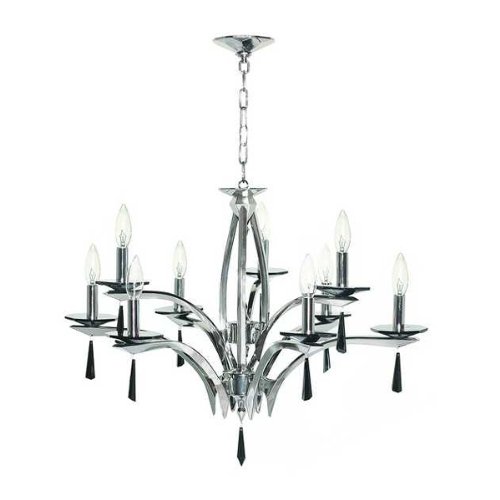DVI DVP6629NI CG Stockholm Chandelier Polished