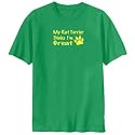 T-Shirt Green " My Rat Terrier Thinks I Am Great " Dog