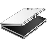 Vaultz Coaches Locking Storage Clipboard with Whiteboard for Letter Size Sheets, Black (VZ00717-PDQ)