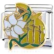 Easter Lily And Cross Italian Charm